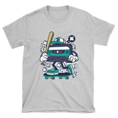 Cassette Skateboarder T-Shirt - Longboards USA
