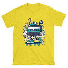 Cassette Skateboarder T-Shirt - Longboards USA