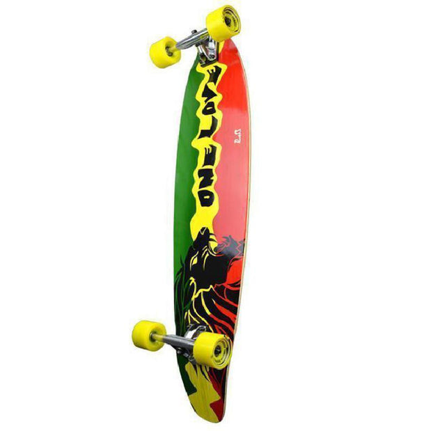 Cheap Kicktail Rasta 2 40" Longboard Punked - Longboards USA