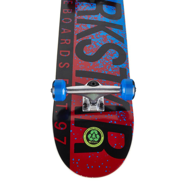Darkstar Wordmark Red/Blue First Push 8.0" Skateboard - Longboards USA