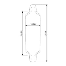 DB Longboards Wanderer 39" Freeride Downhill Longboard - Longboards USA