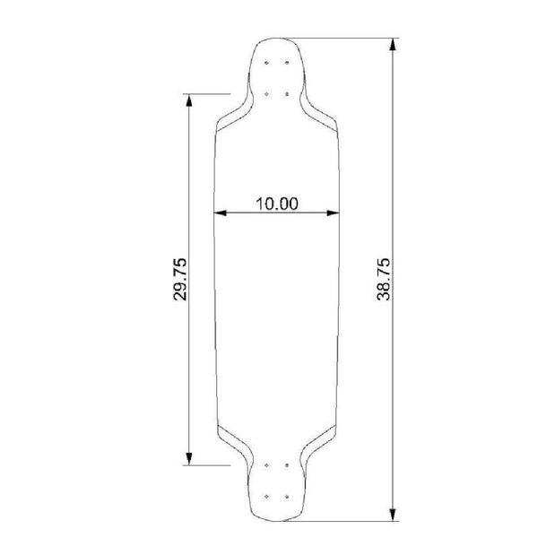 DB Longboards Wanderer 39" Freeride Downhill Longboard - Longboards USA
