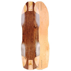 Downhill Kicktail Blank Dark Walnut 36" Longboard Deck - Longboards USA