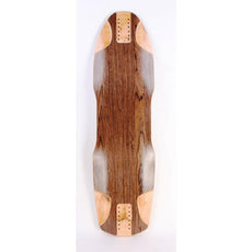 Downhill Kicktail Blank Dark Walnut 36" Longboard Deck - Longboards USA