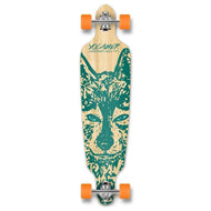Drop Through Longboard Wolf 41" Graphic from Punked - Longboards USA