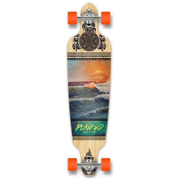 Drop Through Wave Scene 40" Longboard - Longboards USA