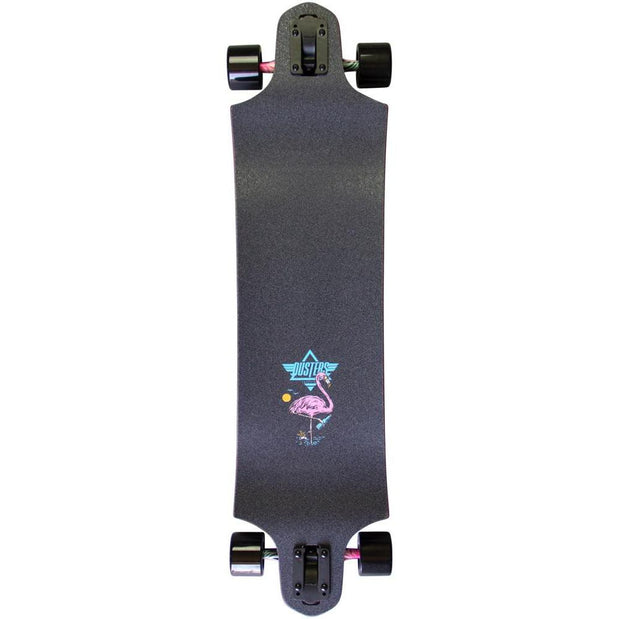 Dusters Chill Flamingo 38" Double Drop Longboard - Longboards USA