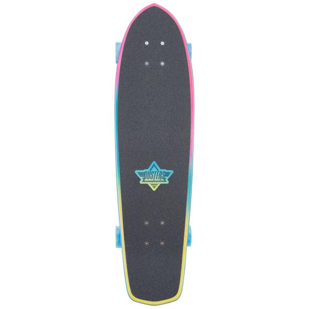 Dusters Keen Retro Fades Blue/Pink 31" Cruiser Longboard - Longboards USA