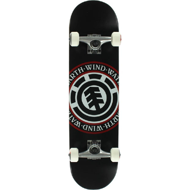 Element Seal Lete Black 7.75" Complete Skateboard - Longboards USA