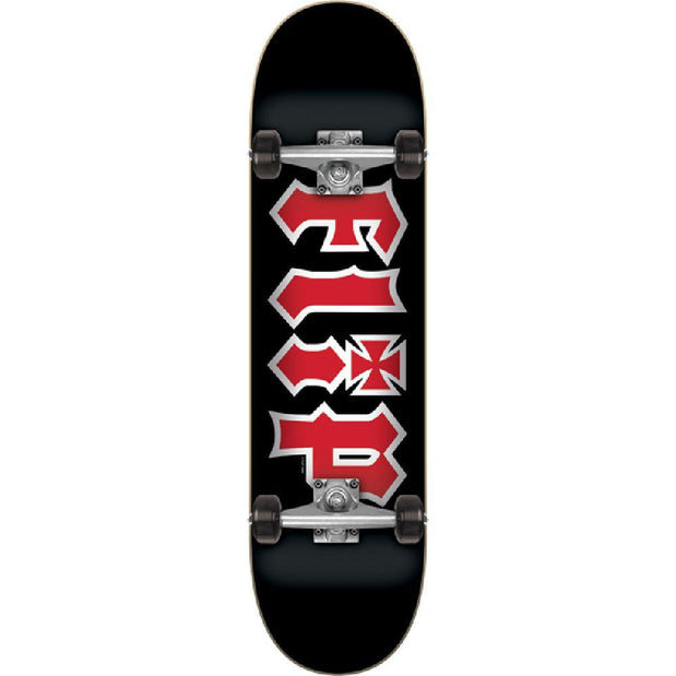 Flip HKD Black 8.0" Complete Skateboard - Longboards USA