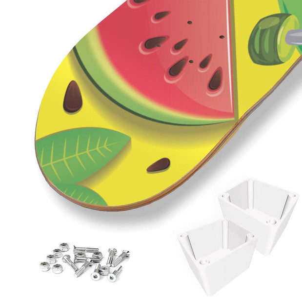 Funny Watermelon Skate Skateboard Wall Art - Longboards USA