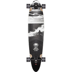 Globe 40" Pinner Classic Comp Coconut/Black Tide Pintail Longboard - Longboards USA