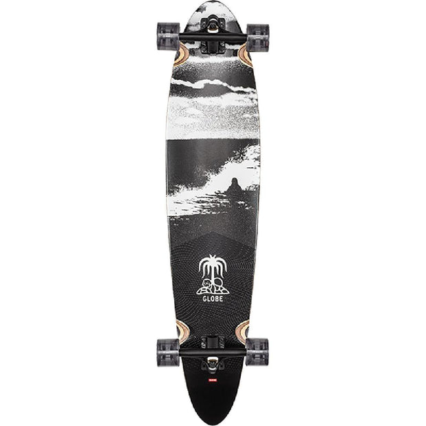 Globe 40" Pinner Classic Comp Coconut/Black Tide Pintail Longboard - Longboards USA