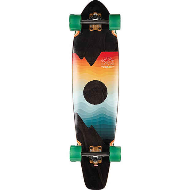 Globe Arcadia Blackmaple/Chromeset 36" Cruiser Longboard - Longboards USA