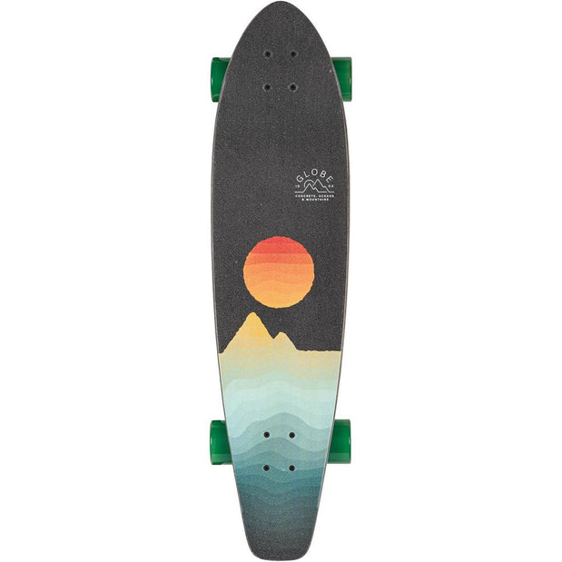 Globe Arcadia Blackmaple/Chromeset 36" Cruiser Longboard - Longboards USA