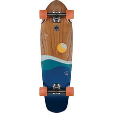 Globe Big Blazer Teak Oceans 32" Kicktail Cruiser Longboard - Longboards USA