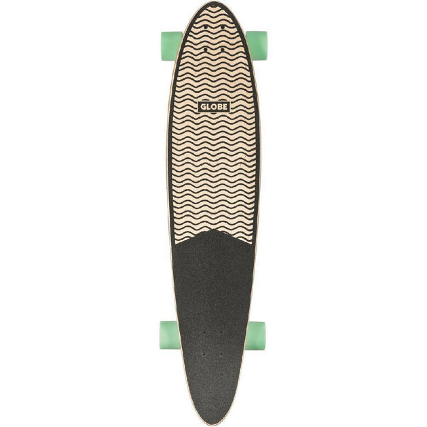 Globe Off White Mustard 40 inch Pin Tail Longboard - Longboards USA