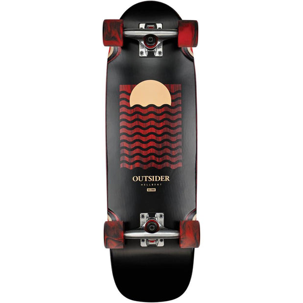 Globe Outsider Hellbent Red 27" Cruiser Longboard - Longboards USA