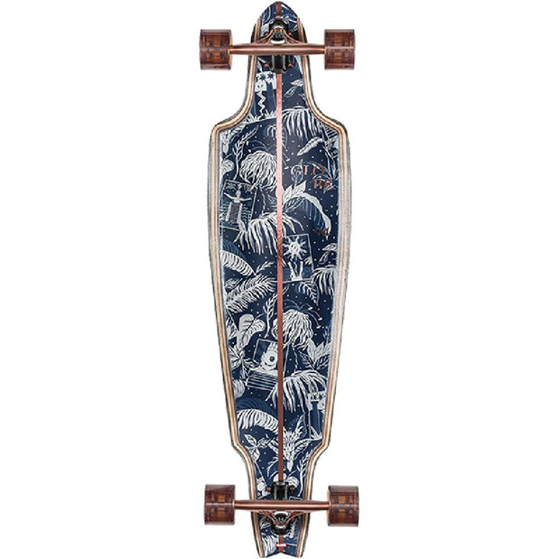 Globe Prowler Classic Comp Rosewood/Copper 38" Drop Through Longboard - Longboards USA