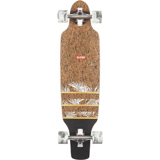 Globe Spearpoint Mini Cork Agave 33 inch Drop Through Cruiser Longboard - Longboards USA