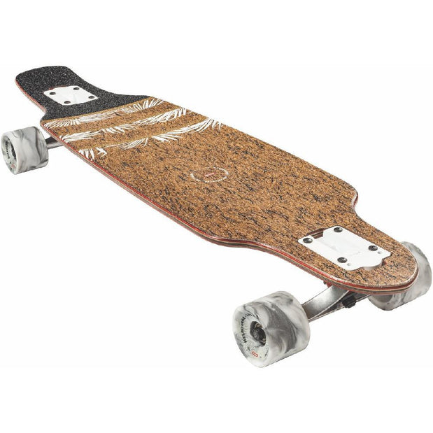 Globe Spearpoint Mini Cork Agave 33 inch Drop Through Cruiser Longboard - Longboards USA