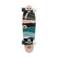 GoldCoast 27" Salvo Cruiser Longboard Skateboard with Kicktail - Longboards USA