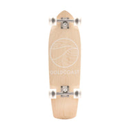 GoldCoast 28" Classic Blond Cruiser Skateboard Longboard with Kicktail - Longboards USA