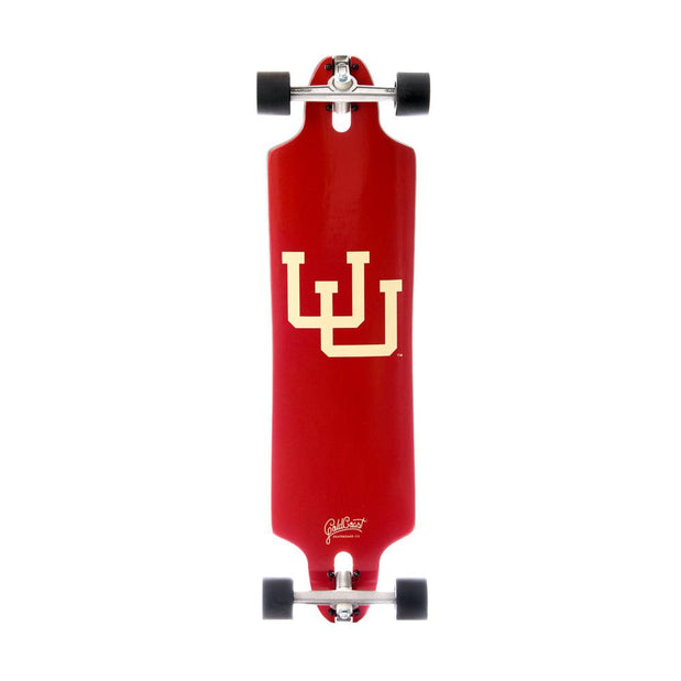 GoldCoast University Of Utah Sport 36" Drop Through Longboard - Longboards USA