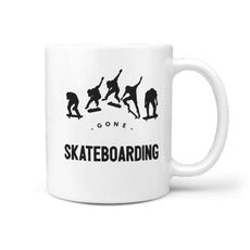 Gone Skateboarding Coffee Mug | Gift Idea for skater skateboarder - Longboards USA