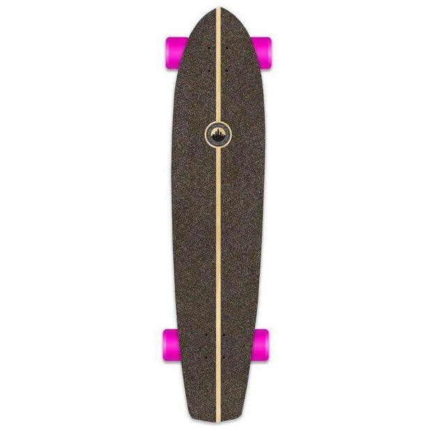 Gradient Green 36" Slimkick Longboard from Punked - Complete - Longboards USA