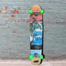 Gravity 45" Spoon Nose Twin Palms Longboard - Complete - Longboards USA