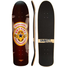 Gravity Brown Ale Pool Model skateboard 35 inch - Deck - Longboards USA