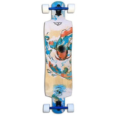 Gravity Double Drop Chi Longboard Cruise and Carve  41 inch - Complete - Longboards USA