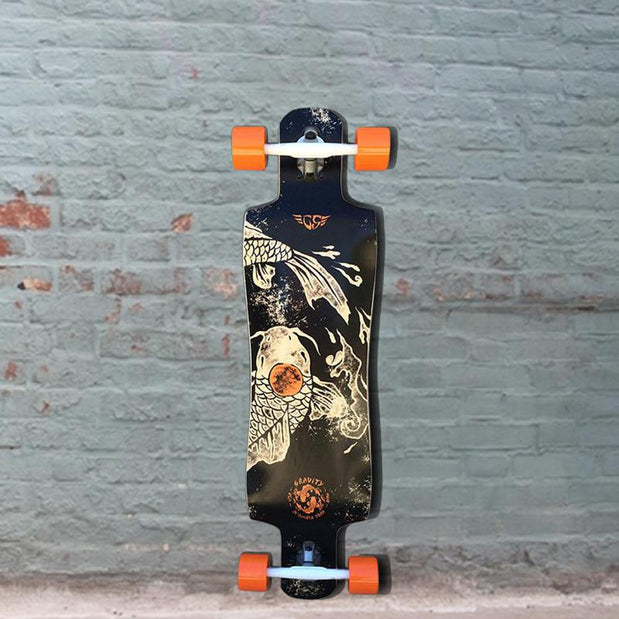 Gravity Double Drop Cruise and Carve 38" Karma Longboard - Complete - Longboards USA