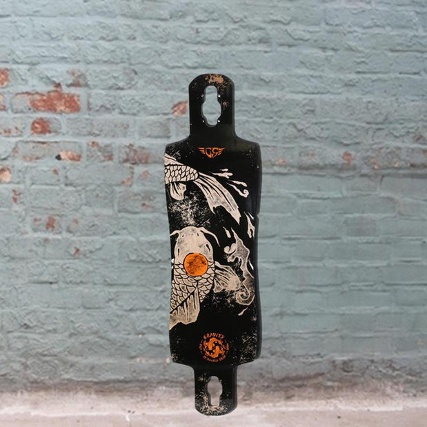 Gravity Double Drop Cruise and Carve 38" Karma Longboard - Deck - Longboards USA