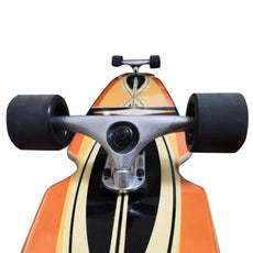 Gravity Ed Economy Pro Series Orange/Brown 55" Longboard - Longboards USA