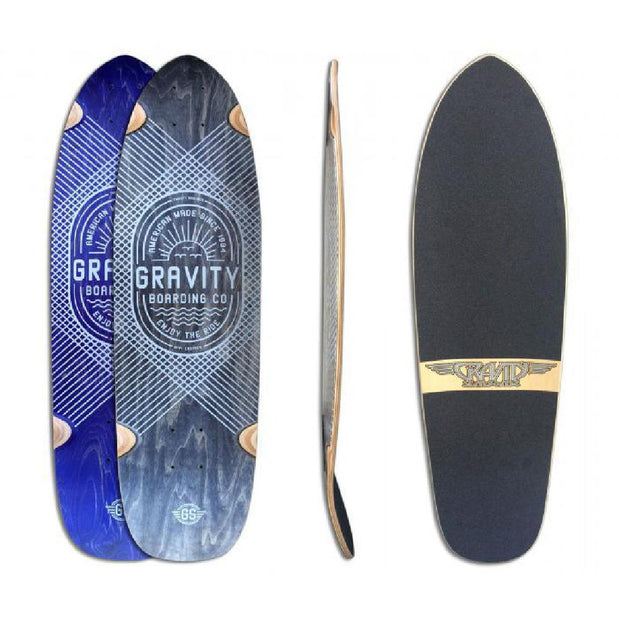 Gravity Enjoy The Ride Mini Cruiser Longboard Deck 29" - Longboards USA
