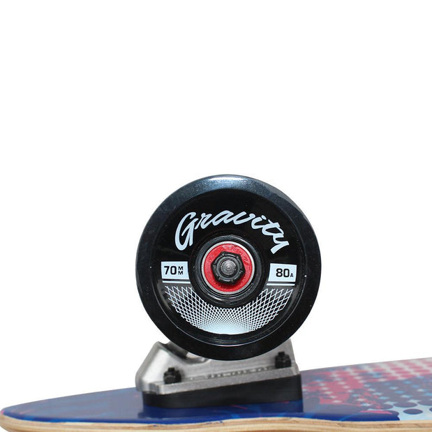 Gravity Flower Theme Logo 40" Pintail Longboard - Longboards USA