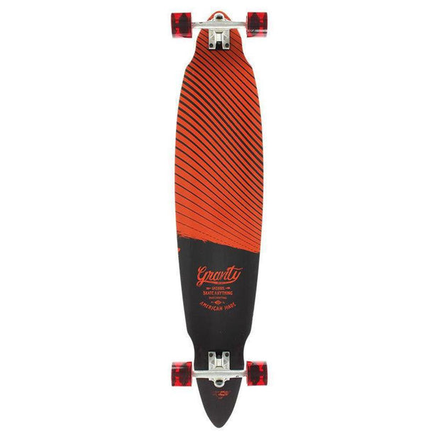 Gravity Longboard Blurred Lines Pintail Longboard 45" - Longboards USA