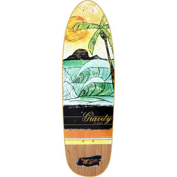 Gravity Mini Skateboard 29" Double Barrel - Deck - Longboards USA