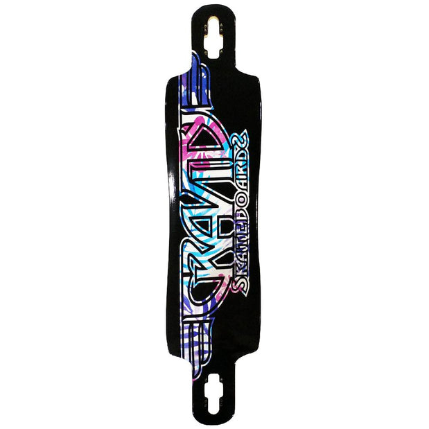 Gravity Paradise Plain 41" Drop Through Longboard Deck - Longboards USA