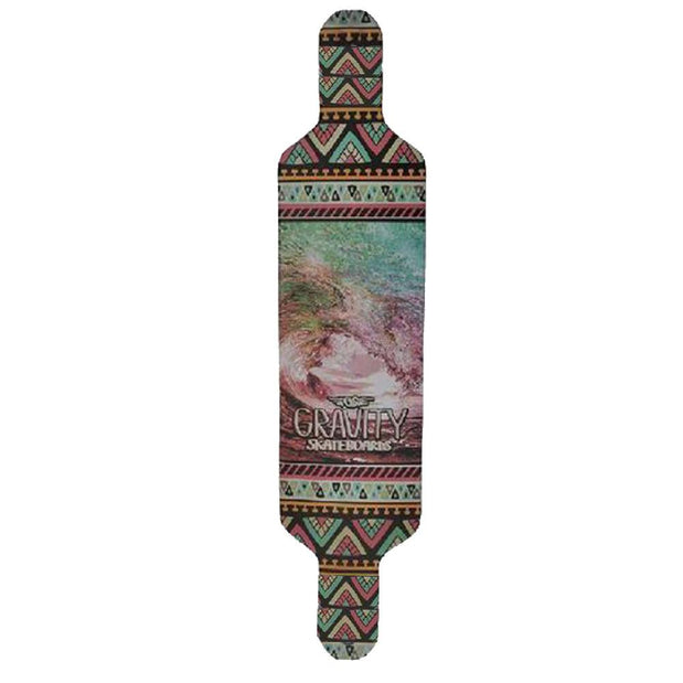 Gravity Pop Barrel 41" Drop Through Longboard Deck - Longboards USA