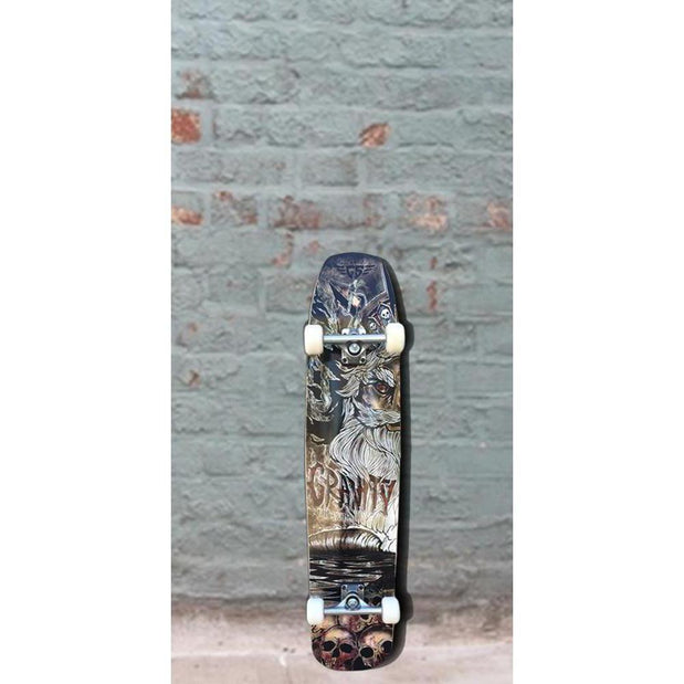 Gravity Pro Series 40" Brad Edwards Skull Beach Longboard - Complete - Longboards USA
