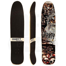 Gravity Pro Series 40" Brad Edwards Skull Beach Longboard - Deck - Longboards USA