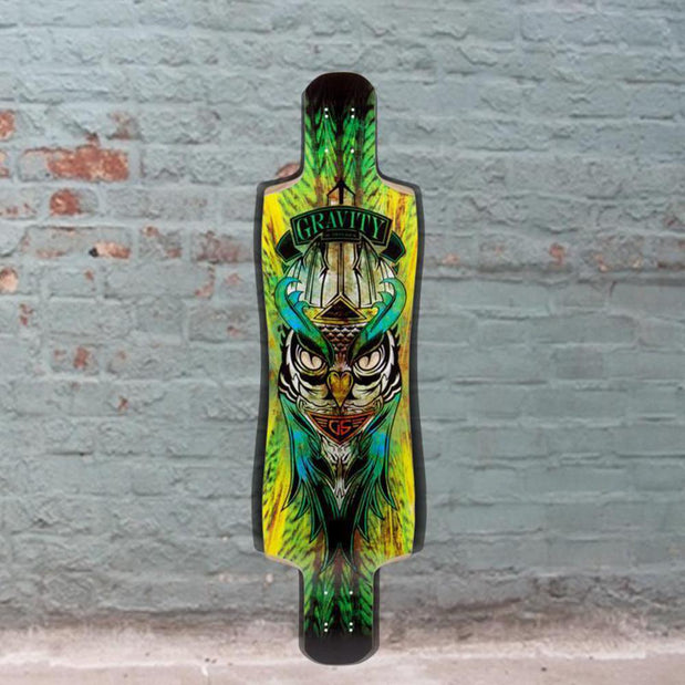Gravity Twin Kick 38" Midnight Thief Longboard - Deck - Longboards USA
