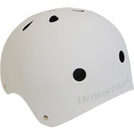 Industrial Flat White Longboard Skateboard Skate Helmet - Longboards USA