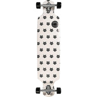Joyride Tiger Pattern White/Black 39" Double Drop Longboard - Longboards USA