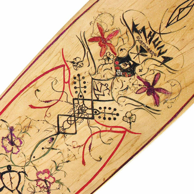 Kahuna Creations Pohaku Wahine Rider 46" Longboard with Bear Trucks - Longboards USA