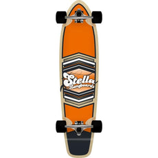 Kicktail Longboard Stella Shield Orange 38" Complete - Longboards USA