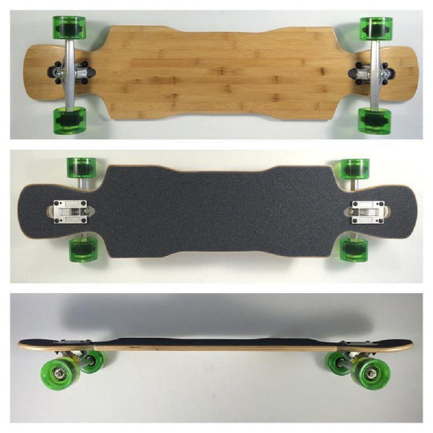 Kray Bamboo Drop Through Double Kick 38" Longboard - Longboards USA